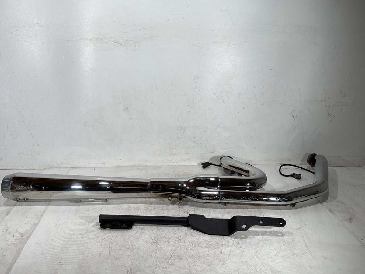 2014 Harley Dyna Low Rider FXDL Exhaust Header Pipes Muffler 2 into 1 BASSANI