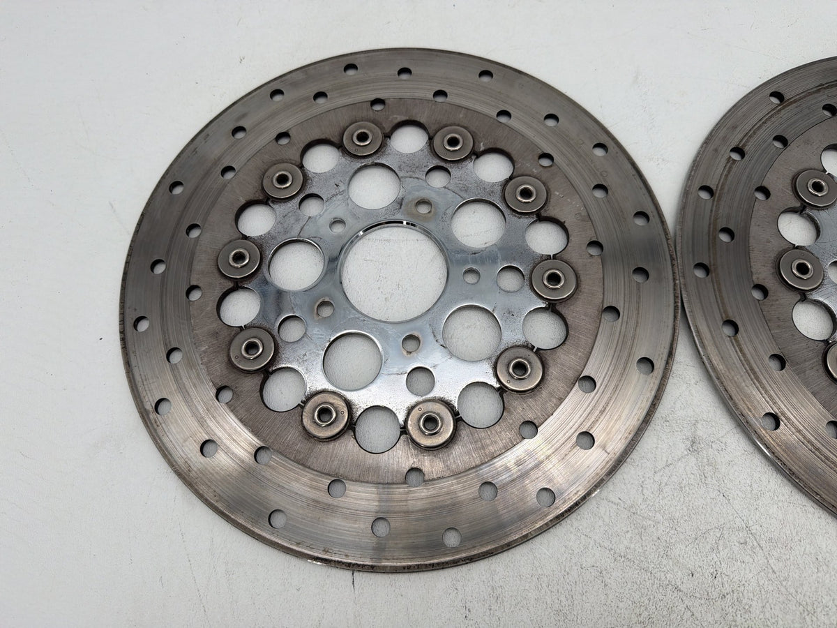 2007 Harley Electra Glide Touring CVO Eagle OEM Front Brake Rotors Disc Pair