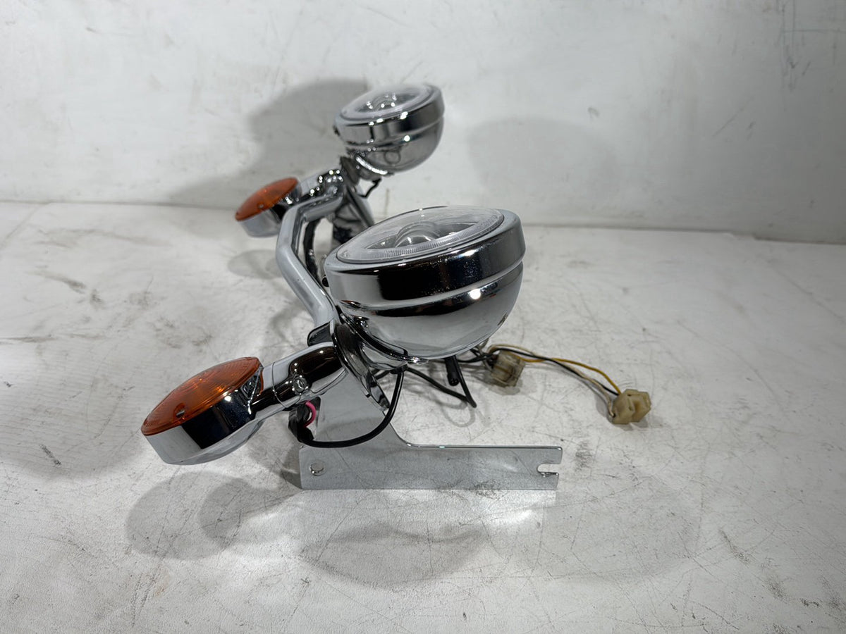 1992 Harley Electra Glide Touring OEM Front Turn Signal Indicators Aux Light Bar
