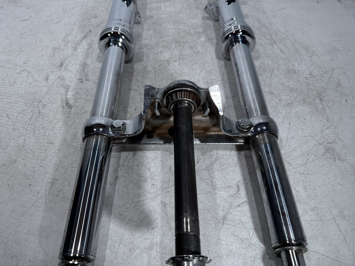 2002 Harley Dyna Wide Glide FXDWG OEM Front Left & Right Fork Legs Sliders