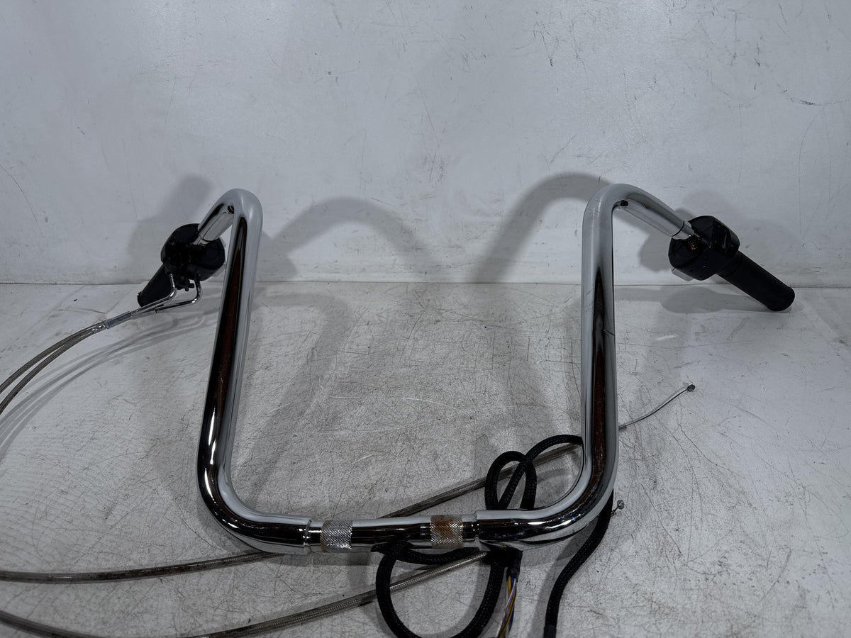 2001 Harley Fat Boy Softail FLSTF OEM Handlebars Left Right Switches Controls
