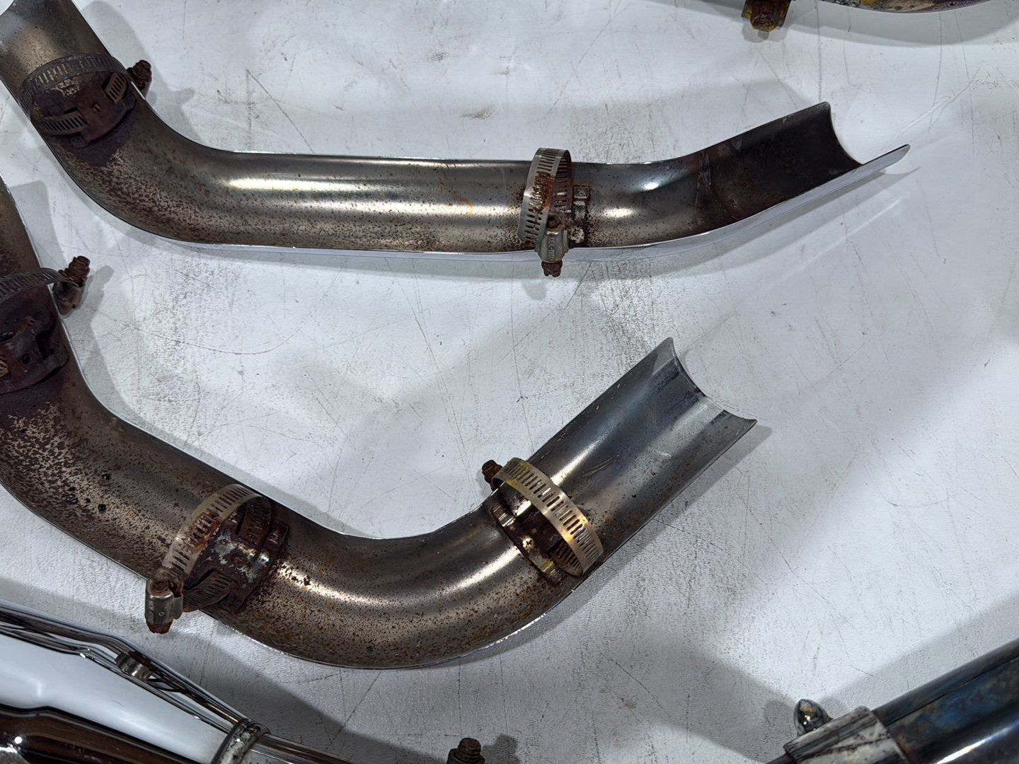 2013 Harley Forty-Eight Sportster 1200X OEM Exhaust Header Pipes Muffler