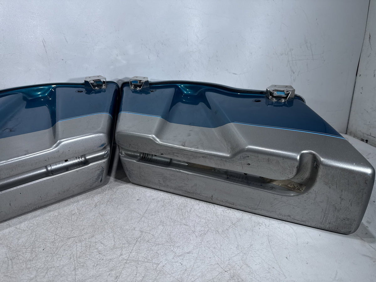 1995 Harley Electra Glide Touring FLHT OEM Left Right Saddlebags Luggage NOKey