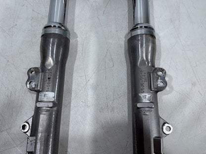2015 Harley Dyna Low Rider FXDL OEM Front Triple Tree Set & LH RH Fork Legs Sliders