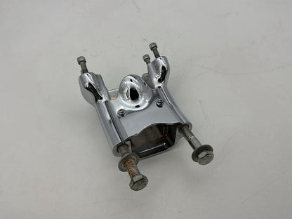 2009 Harley Sportster XL1200C 1200 Custom OEM Front Handlebar Riser Top Clamp Chrome