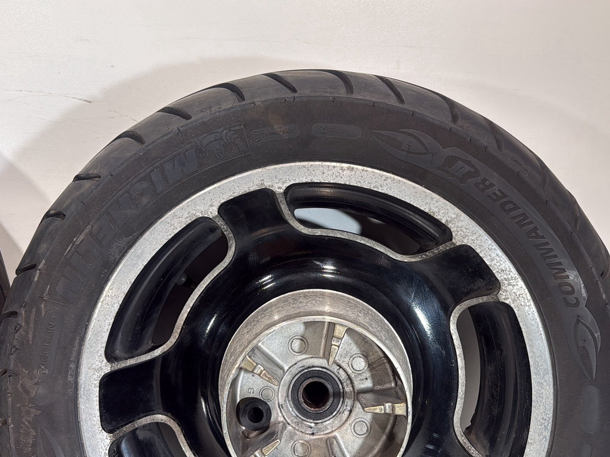 2012 Harley Touring FLHX Street Glide OEM Front & Rear Wheel Rim Tire