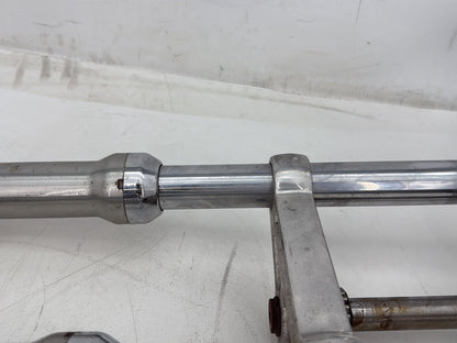 2008 Harley Sportster XL883L OEM Front Triple Tree Set &amp; LH RH Fork Legs Sliders