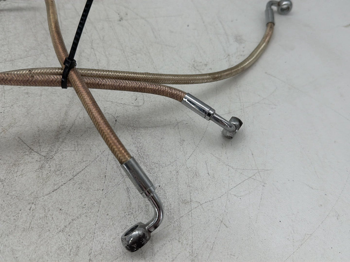 2009 Harley Road Glide Touring FLTR OEM Front Brake Hose Line Pipe NON-abs