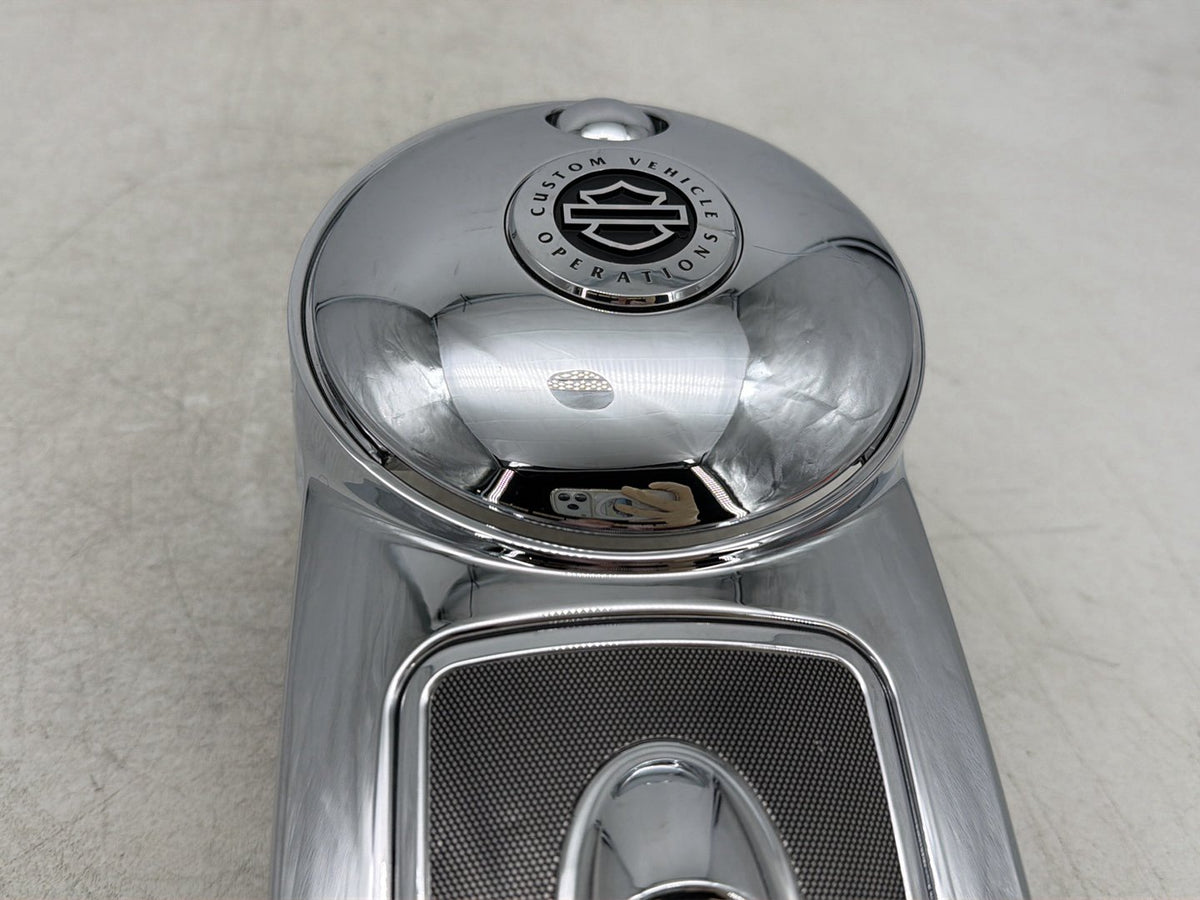 2013 Harley Electra Glide Touring CVO Eagle OEM Fuel Gas Tank Dash Console NOKey