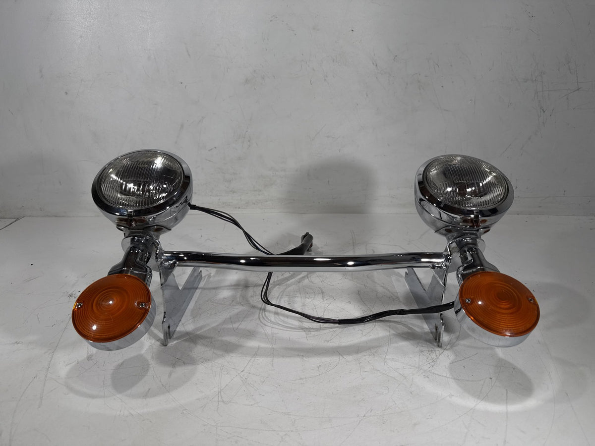 96 Harley Electra Glide Touring Ultra Front Turn Signal Indicators Aux Light Bar