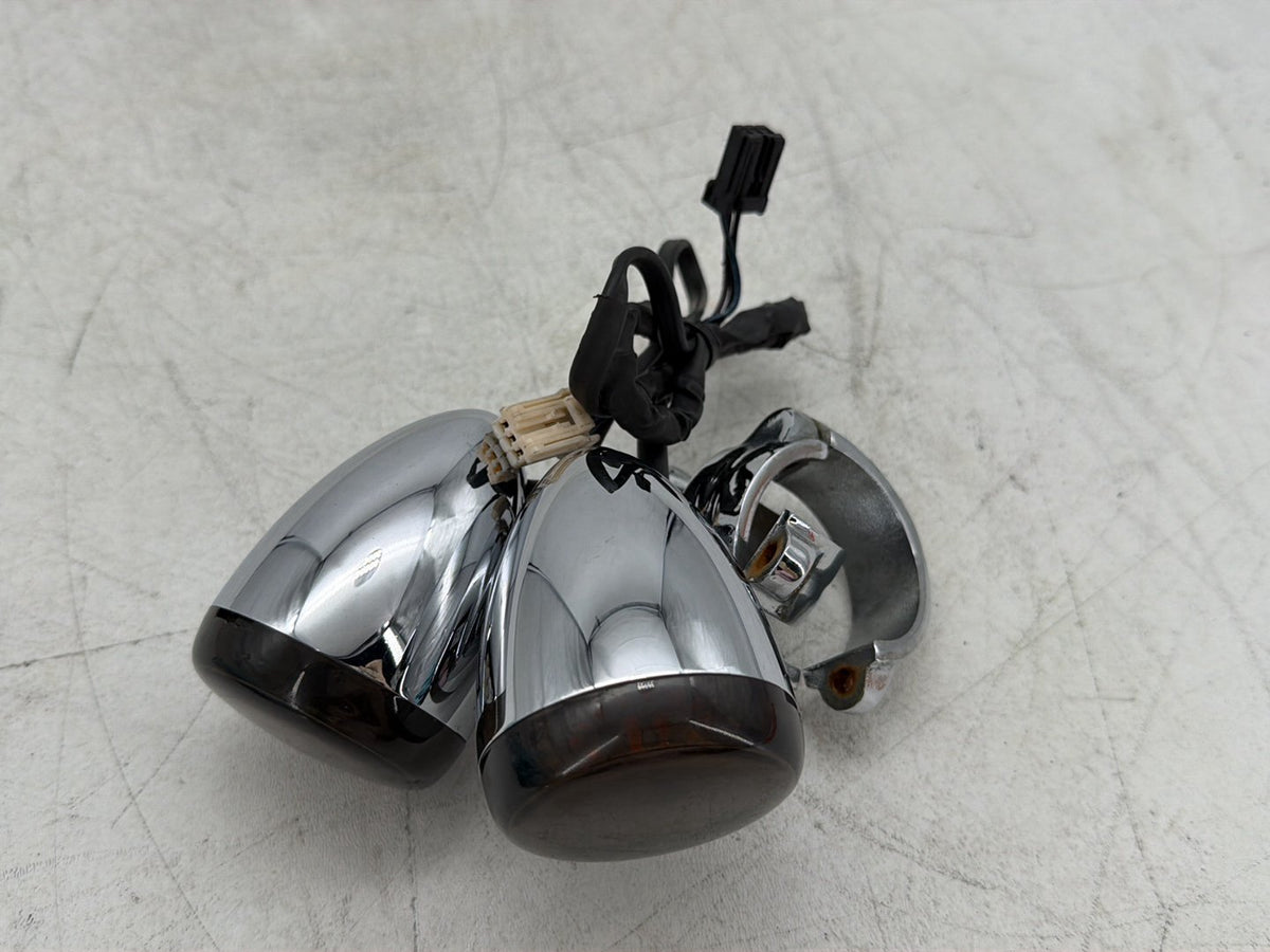 2009 Harley Dyna Street Bob FXDB OEM Front Left Right Turn Signal Indicators