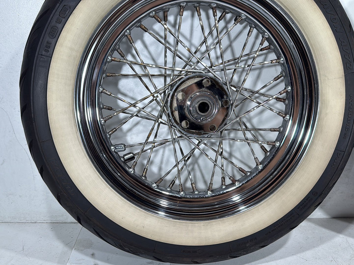 1990 Harley Electra Glide Touring Front Rear Wheel Rim Tire Spoked MT90B16 16"
