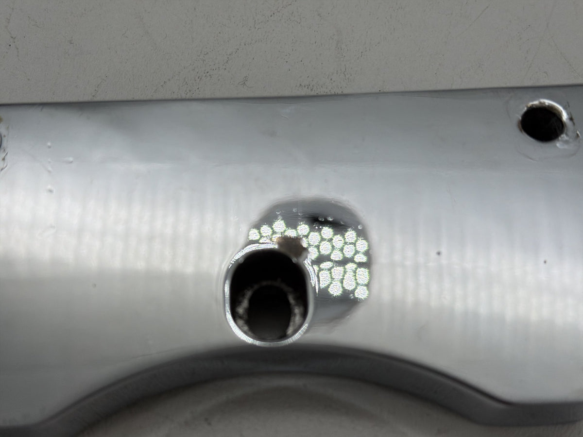 1994 Harley Softail Custom FXSTC OEM Front Handlebar Riser Top Clamp Chrome