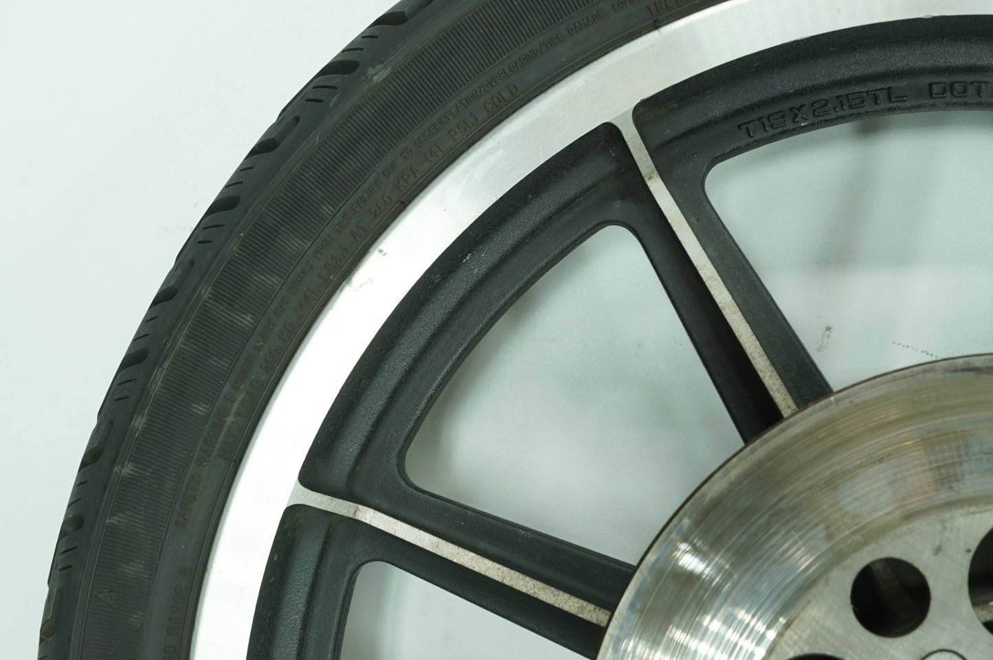 1984 - 1990 Harley-Davidson Sportster  Front & Rear Wheel Rim Tire 43537-79