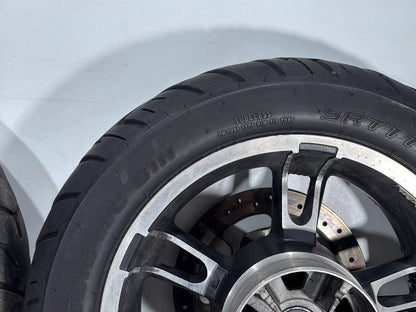 2015 Harley Road Glide Touring FLTRXS OEM Front & Rear Wheel Rim Tire