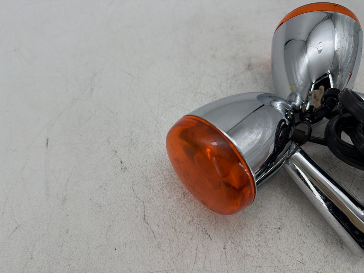 2005 Harley Dyna Super Glide Custom OEM Front Left Right Turn Signal Indicators