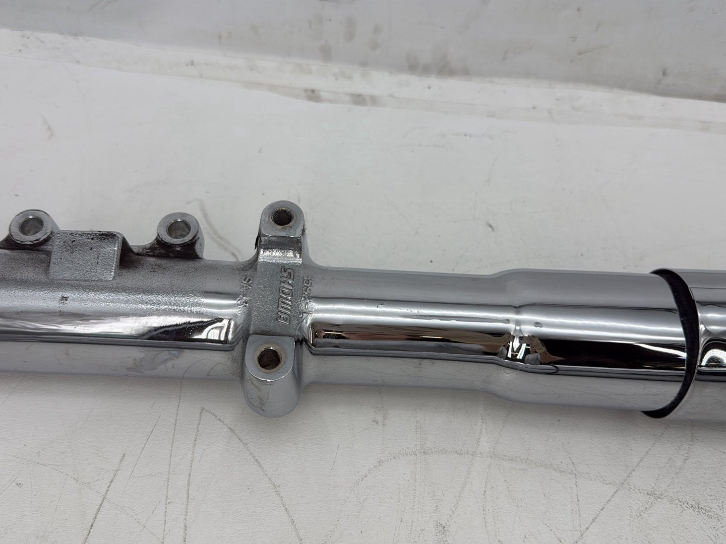 2006 Harley Softail FLSTCI Heritage Classic OEM Front Triple Tree Set & LH RH Fork Legs Sliders