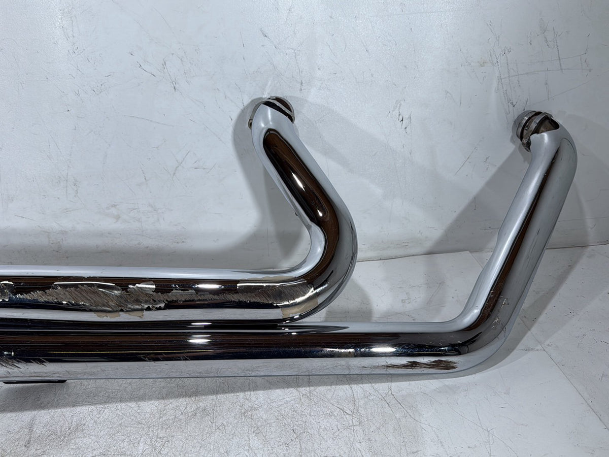 2003 Harley Softail Deuce FXSTD OEM Exhaust Header Pipes Vance & Hines SCRATCHED