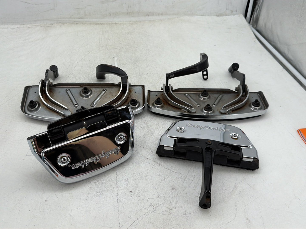 07 Harley Electra Glide Touring OEM Left Right Driver Pass Floorboard Foot Rest