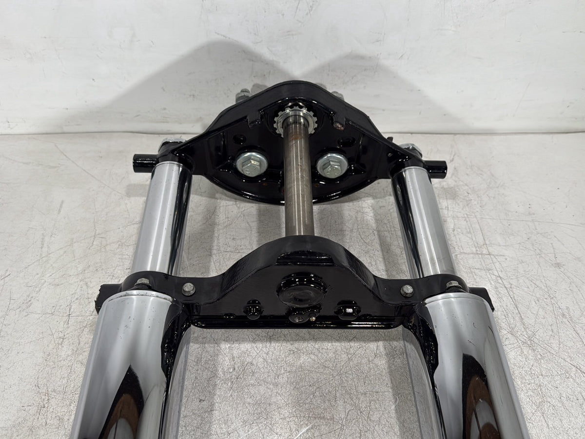 2013 Harley Electra Glide Touring CVO Screamin Eagle OEM Front Triple Tree Set & LH RH Fork Legs Sliders