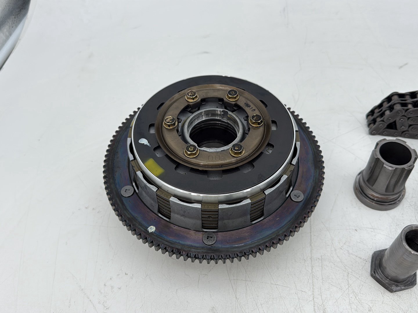 2005 Harley Touring FLHRCI Road King Classic OEM Clutch Basket Chain Tensioner Kit