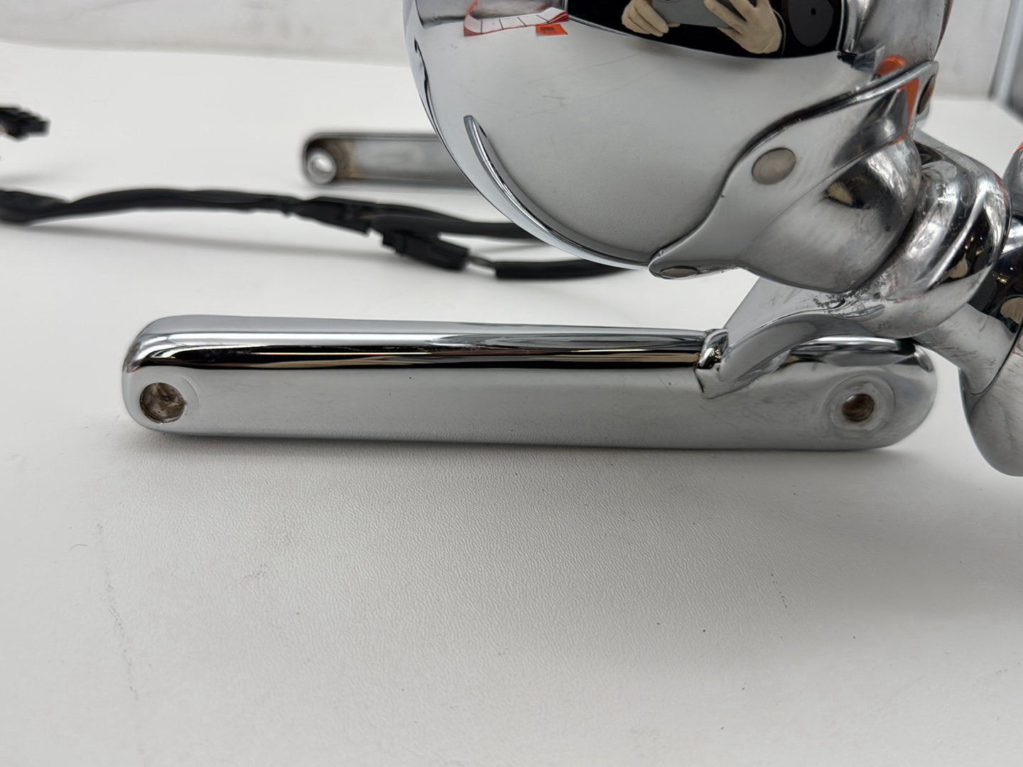 2008 Harley Softail Deluxe FLSTN OEM Front Turn Signal Indicators Aux Light Bar