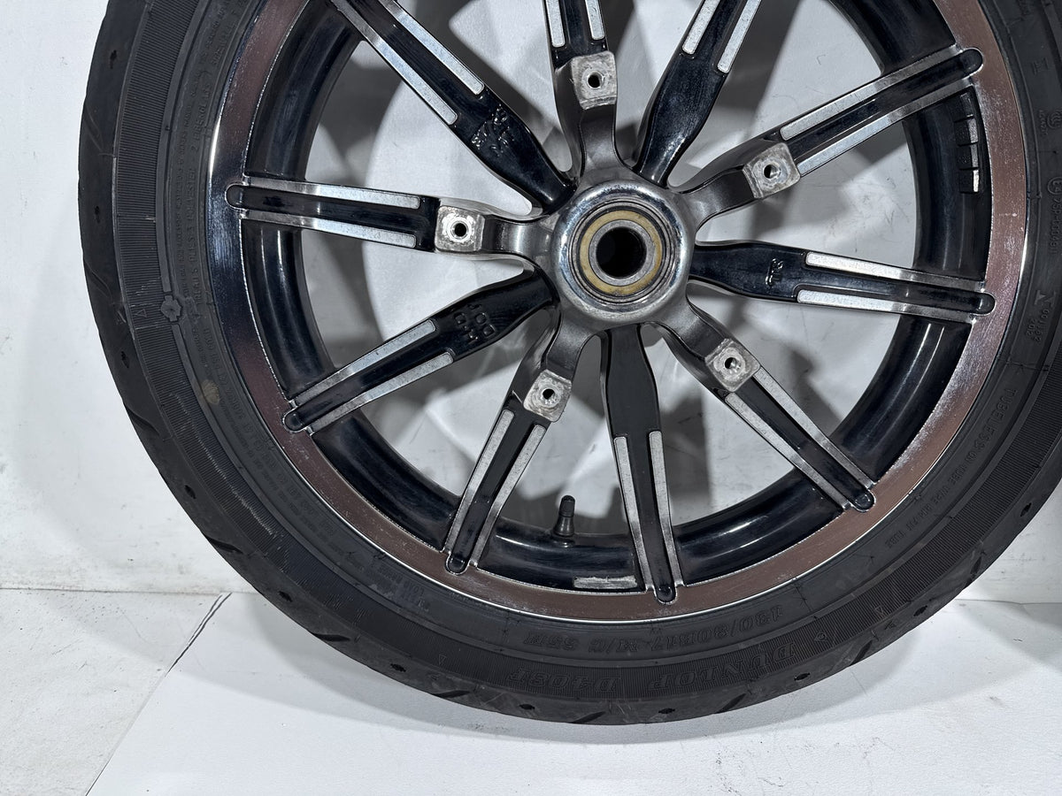 2014 Harley Electra Glide Touring OEM Front & Rear Wheel Rim Tire ABS 16" 17"
