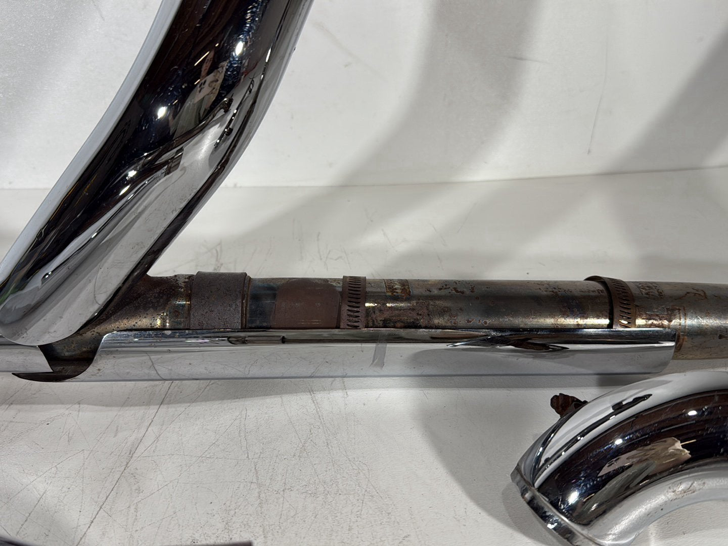 1999 - 2006 Harley-Davidson Touring Electra Glide Ultra Exhaust Header Pipes Muffler Vance & Hines 65621-99B , 65539-95A