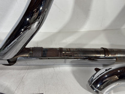 1999 - 2006 Harley-Davidson Touring Electra Glide Ultra Exhaust Header Pipes Muffler Vance & Hines 65621-99B , 65539-95A