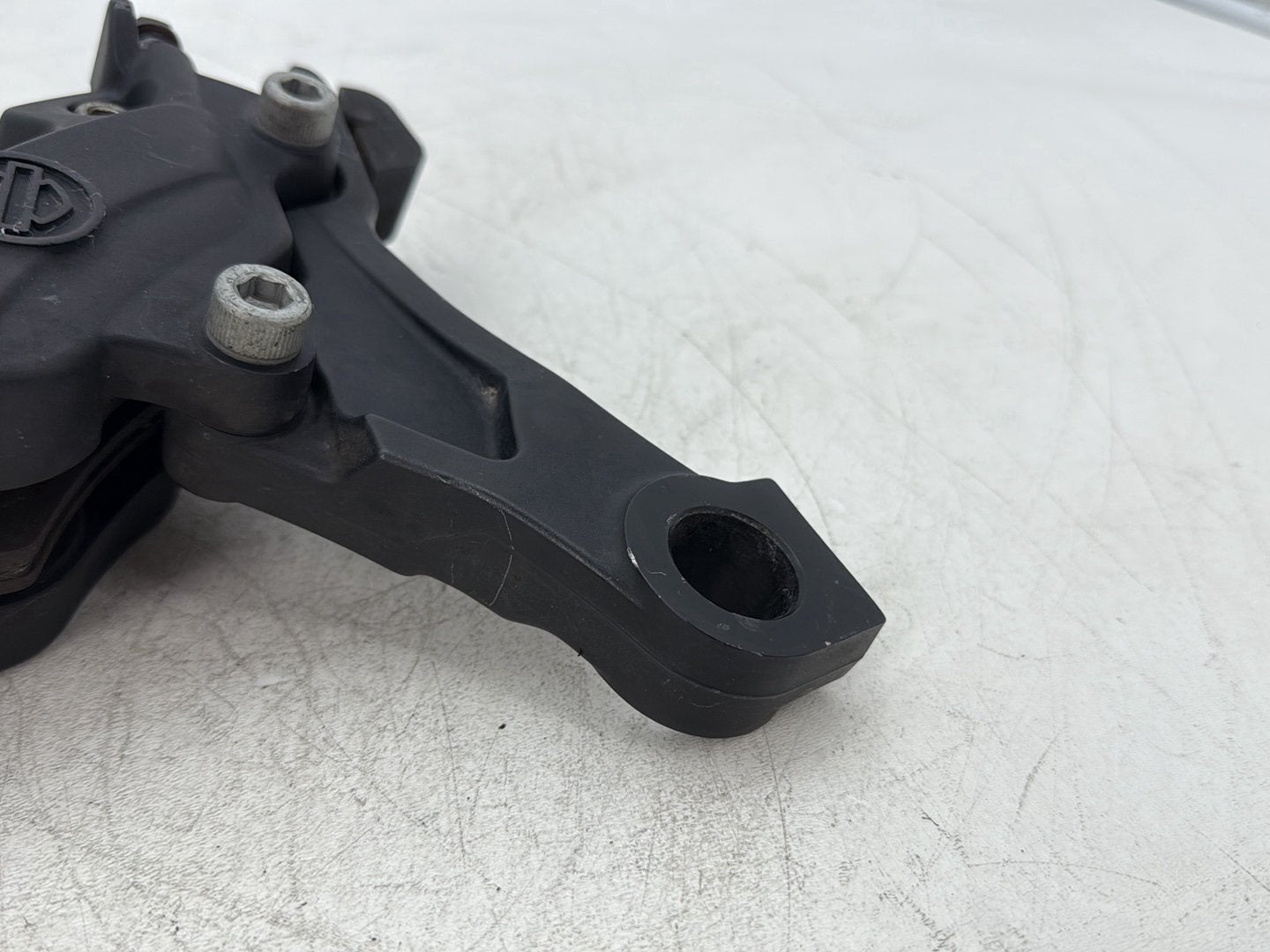 2010 Harley Street Glide Touring FLHX OEM Rear Back Brake Caliper w/ Bracket