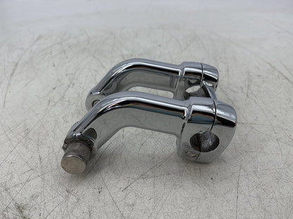 2015 Harley Dyna Low Rider FXDL OEM Front Handlebar Riser Top Clamp Chrome