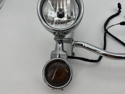 2007 Harley Softail Heritage Classic FLSTC OEM Front Turn Signal Indicators Aux Light Bar