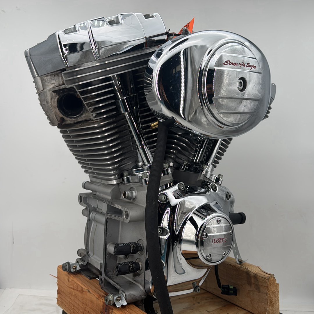 02 Harley Touring Screamin Eagle Road King Twin Cam 95 1550 cc Engine Motor 58K