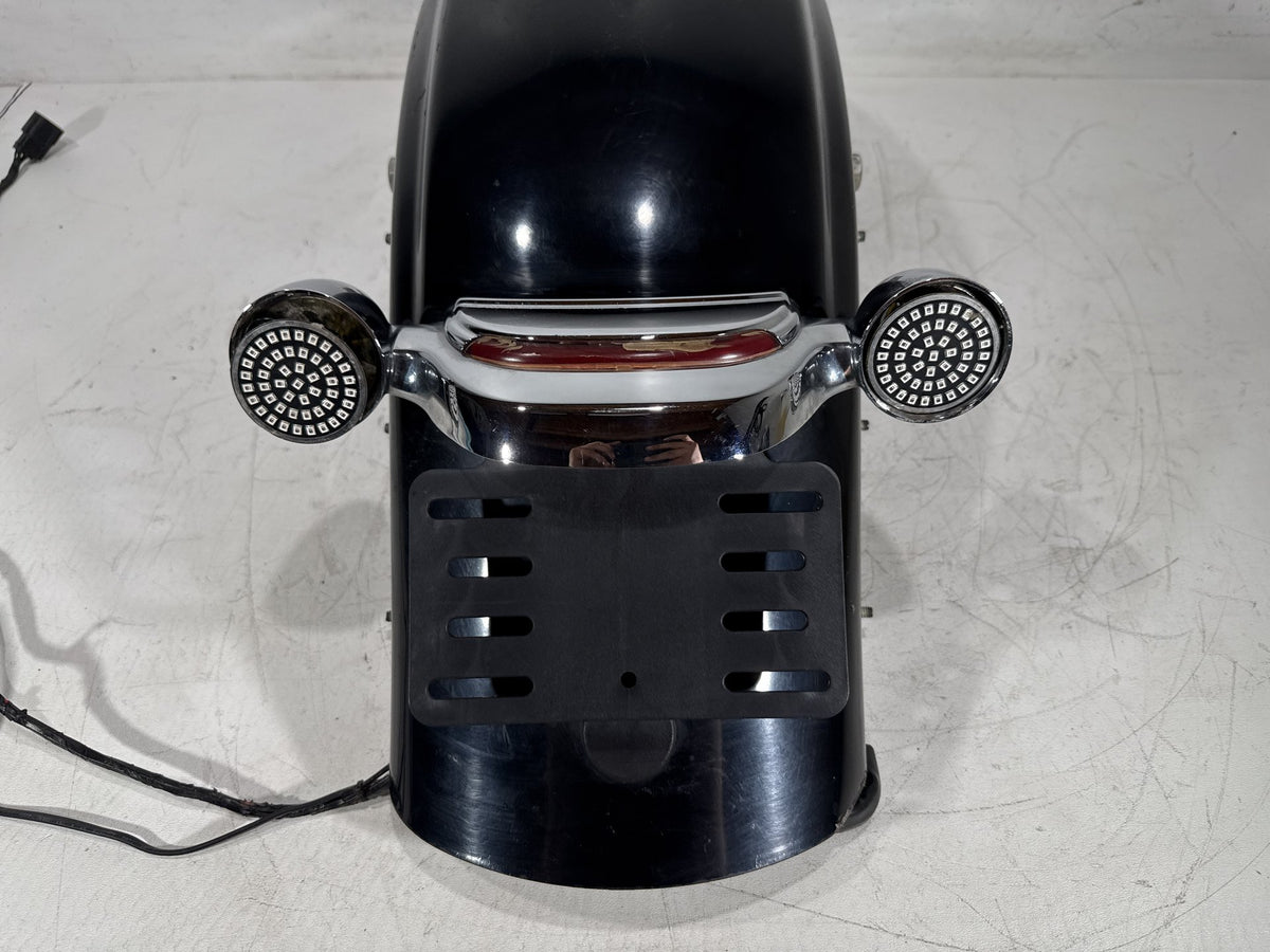 11 Harley Street Glide Touring FLHX-103 OEM Rear Wheel Fender & Turn Signals Bar