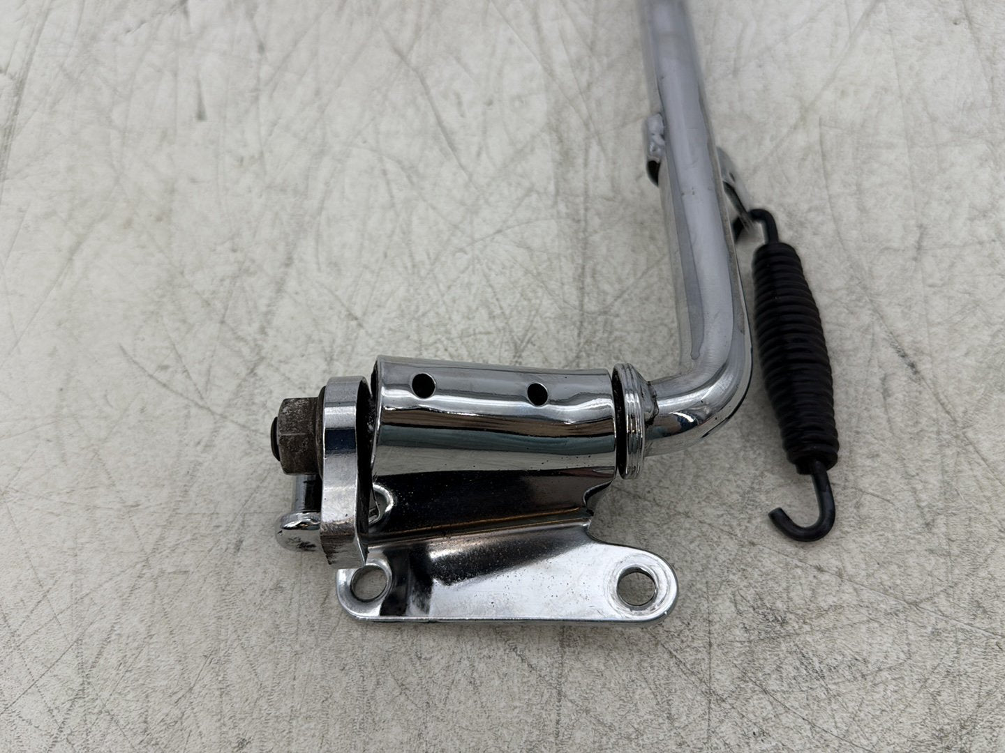 1998 Harley Touring FLHTCUI Electra Glide Ultra OEM Left Side Jiffy Kick Stand & Spring
