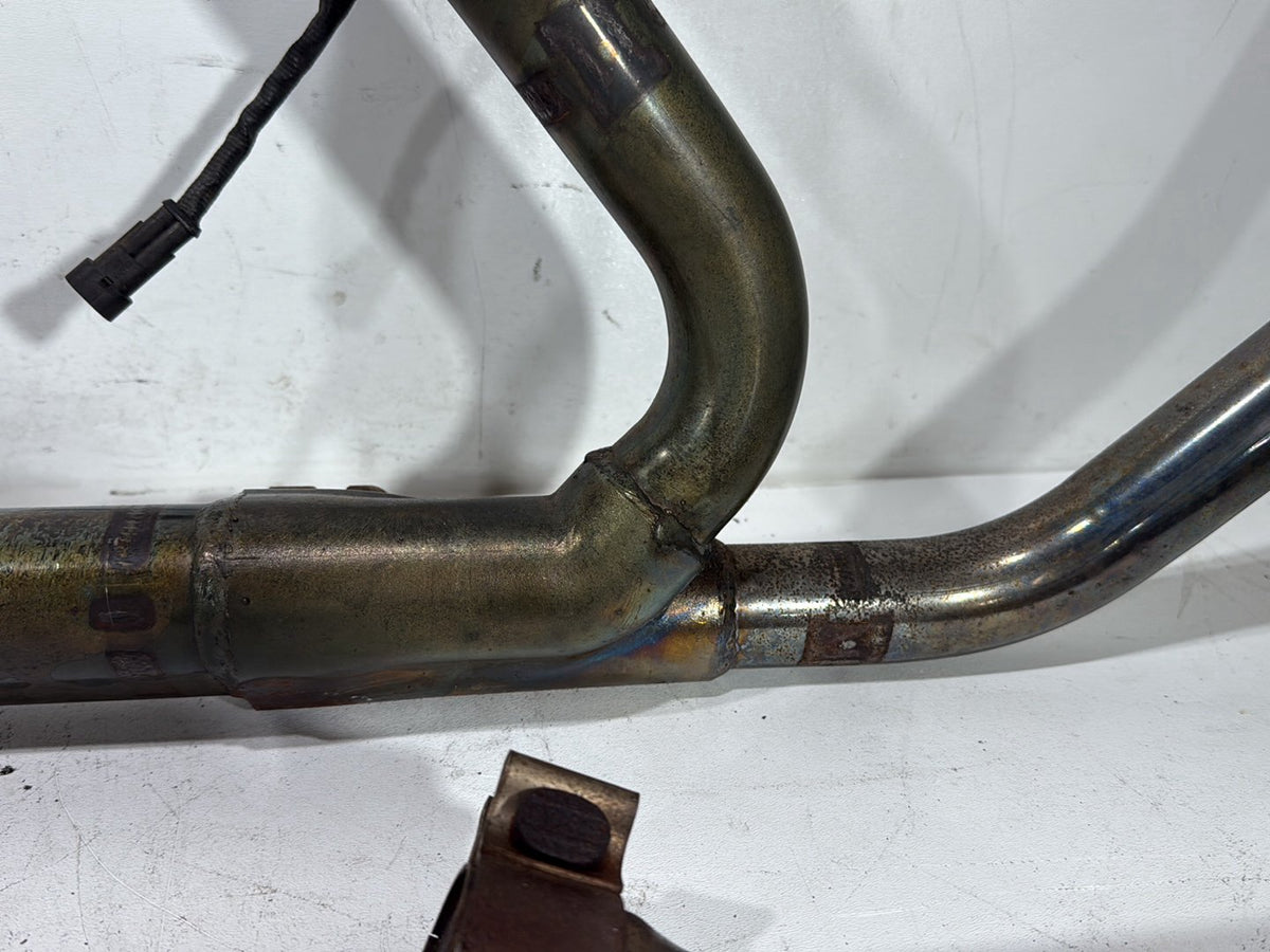 2009 Harley Road King Touring Police OEM Exhaust Header Pipes Muffler
