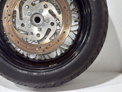 2009 Harley Dyna Street Bob FXDB OEM Front Rear Wheel Rim Tire Spoked 17" 19"