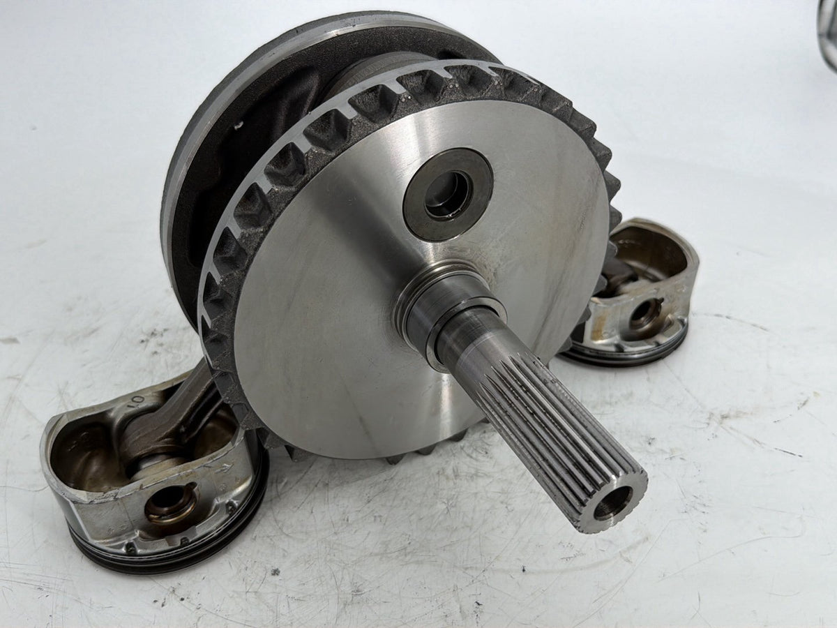 2015 Harley Electra Glide Ultra Low Twin Cam Engine Crank Shaft Flywheel Pistons