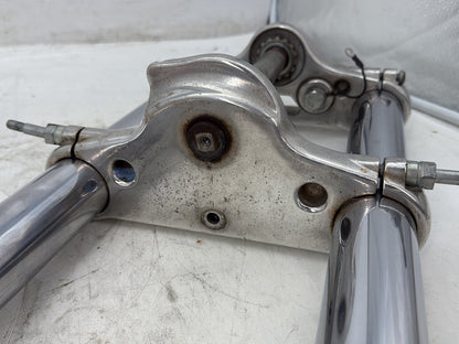 2006 Harley Dyna Super Glide Custom FXDCI OEM Front Triple Tree Set & LH RH Fork Legs Sliders