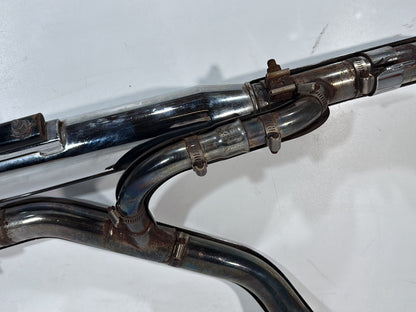 2005 Harley Dyna FXDWG Wide Glide OEM Exhaust Header Muffler Pipes Screamin Eagle