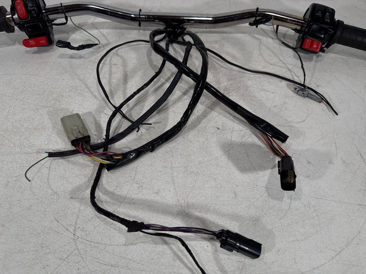 2011 Harley Electra Touring Police OEM Handlebars Left Right Switches Controls