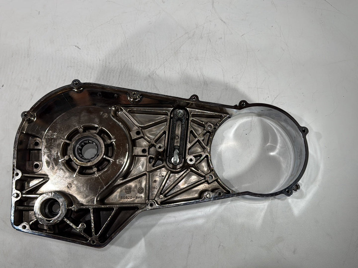 1998 Harley Softail Custom FXSTC OEM Inner Primary Clutch Cover CHROME Peeling