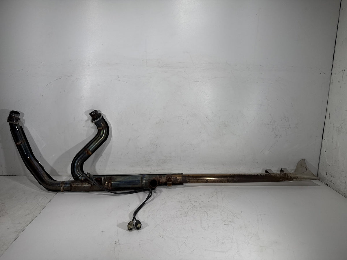 2011 Harley Road King Touring FLHR OEM Exhaust Header 1 Pipe Muffler