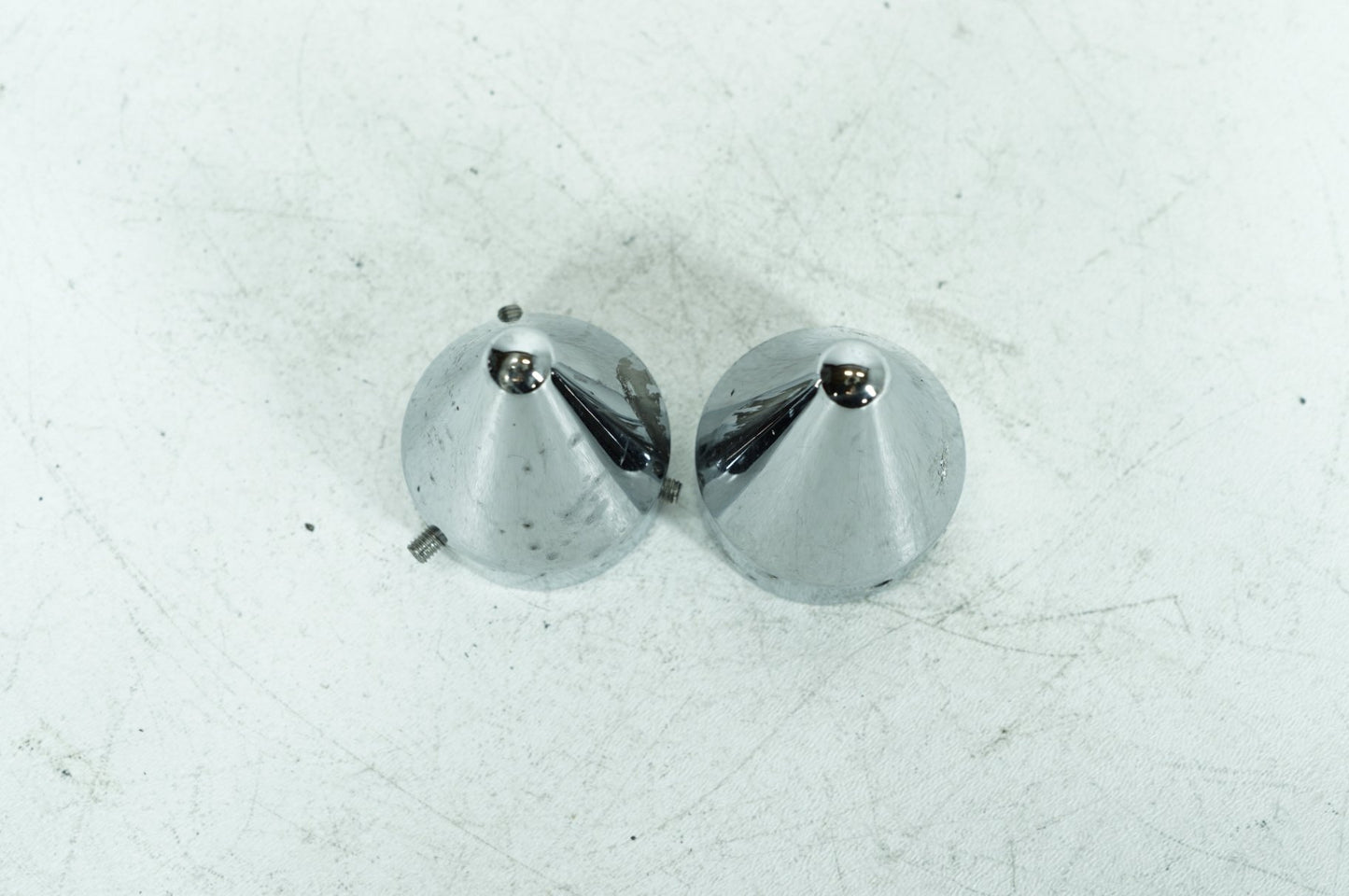 1984 - 1998 Harley-Davidson Touring Electra Glide Ultra Rear Wheel Axle Nut Covers Caps LA Choppers Spike