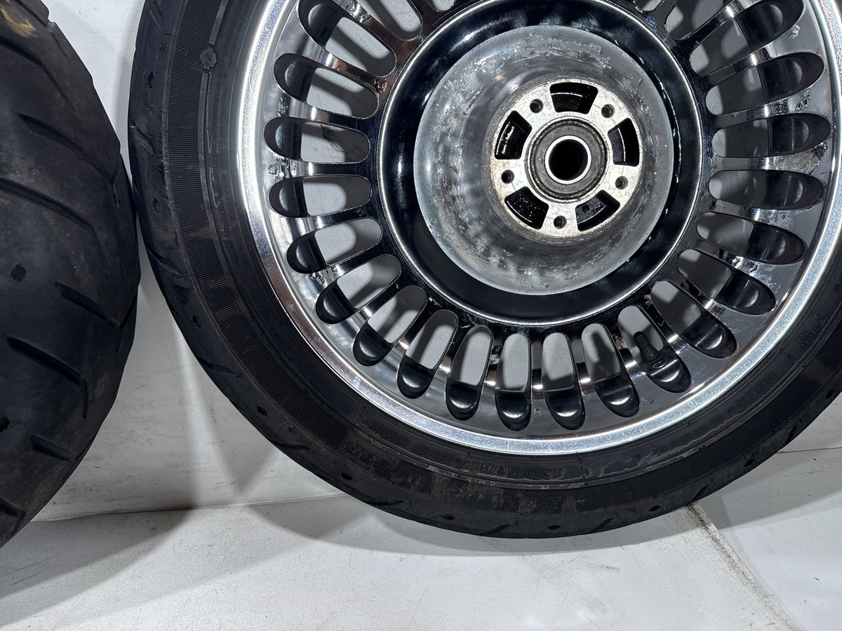 2011 Harley Electra Glide Touring Ultra OEM Front & Rear Wheel Rim Tire 16" 17"