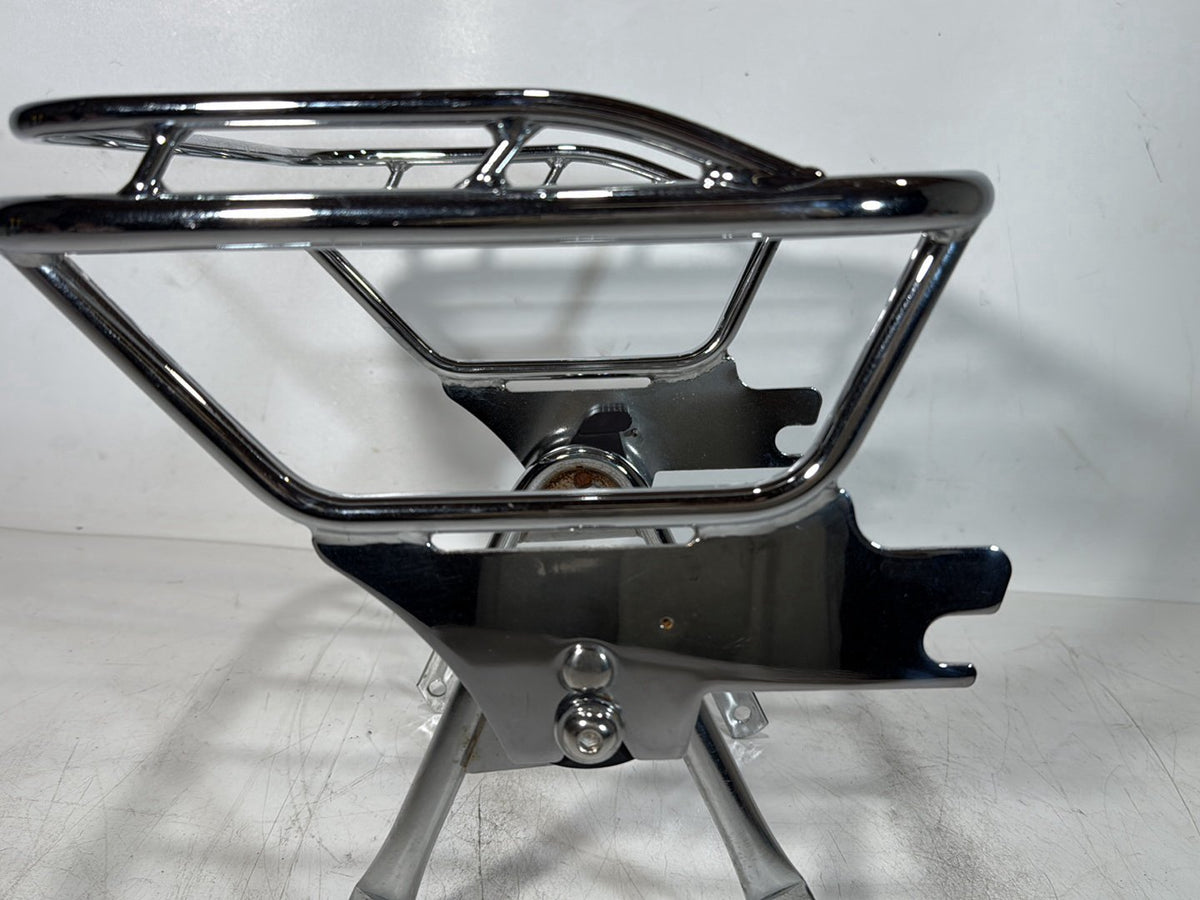 08 Harley Touring Electra Glide Ultra Rear Back Luggage Rack Storage Baggage Bar