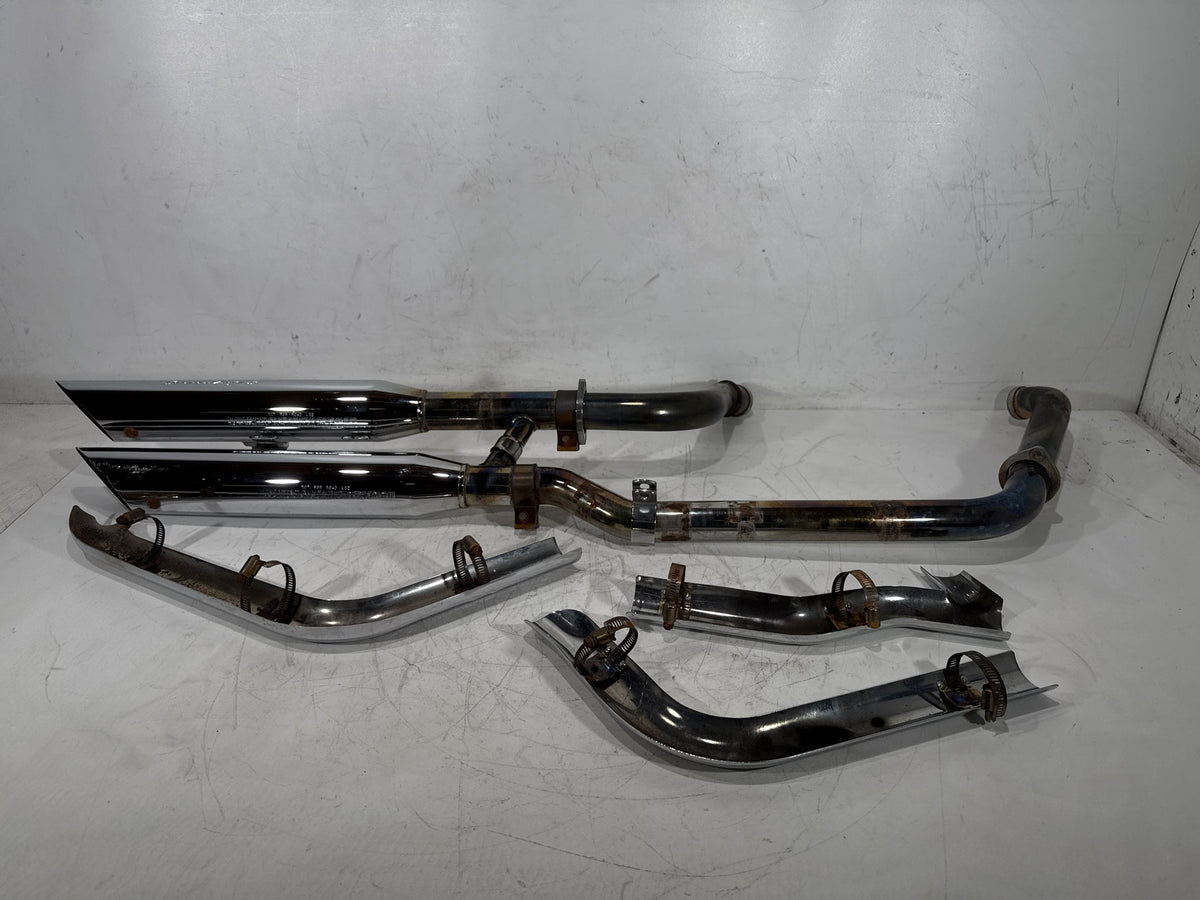 2003 Harley Softail Deuce FXSTDI OEM Exhaust Header Muffler Pipes Screamin Eagle