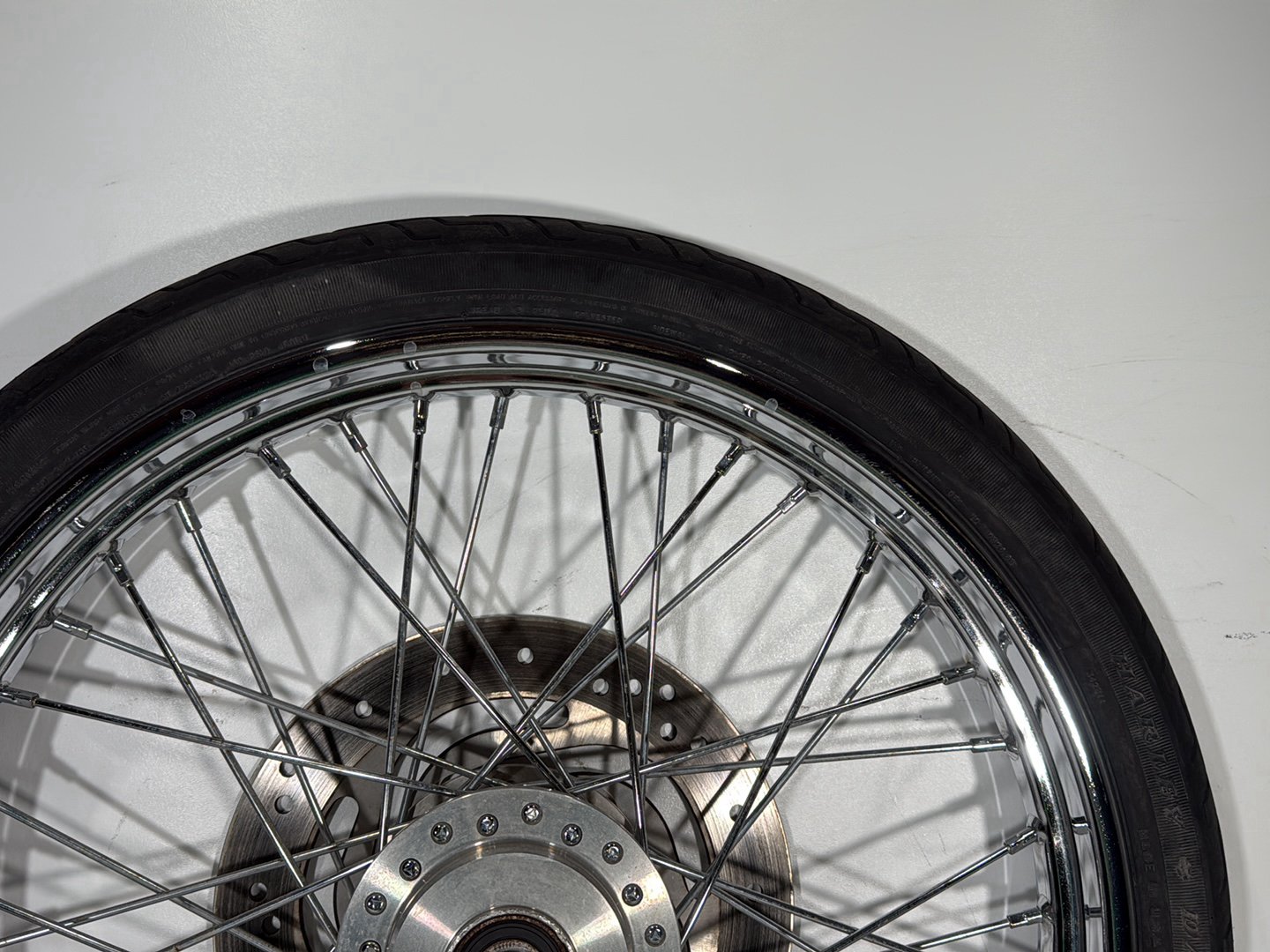 2004 - 2013 Harley-Davidson Sportster 1200 Custom Front Wheel Rim Tire Spoked 44610-05