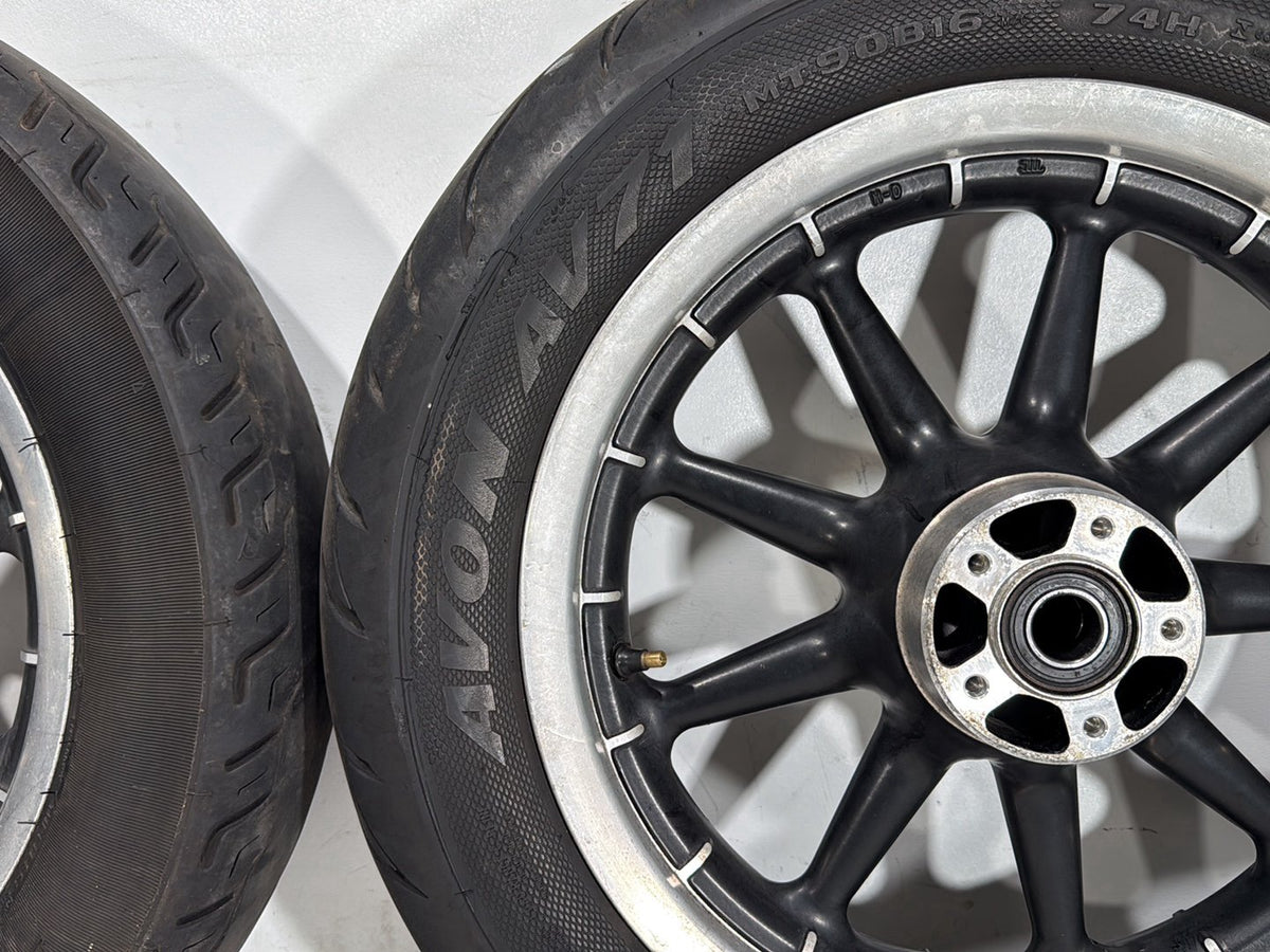 2007 Harley Touring FLHTP Electra Glide Police OEM Front Rear Wheel Rim Tire 16"