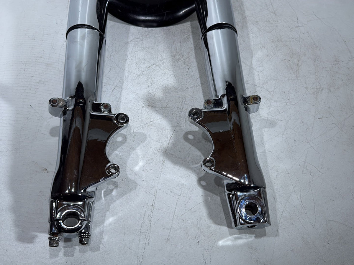 1992 Harley Electra Touring Front Triple Tree Set & LH RH Fork Legs Sliders